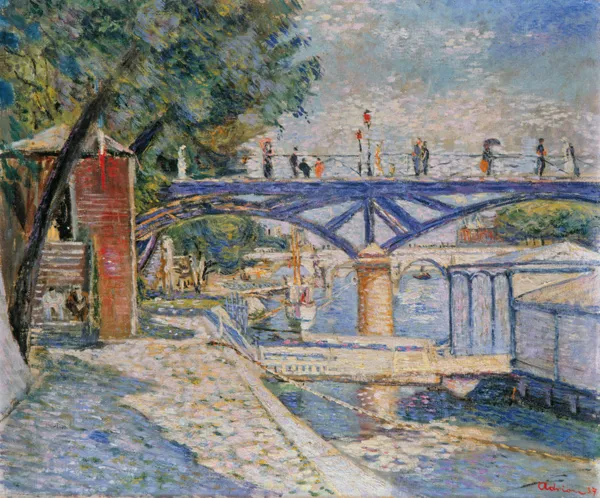 Lucien Adrion, Pont des Arts w Paryżu