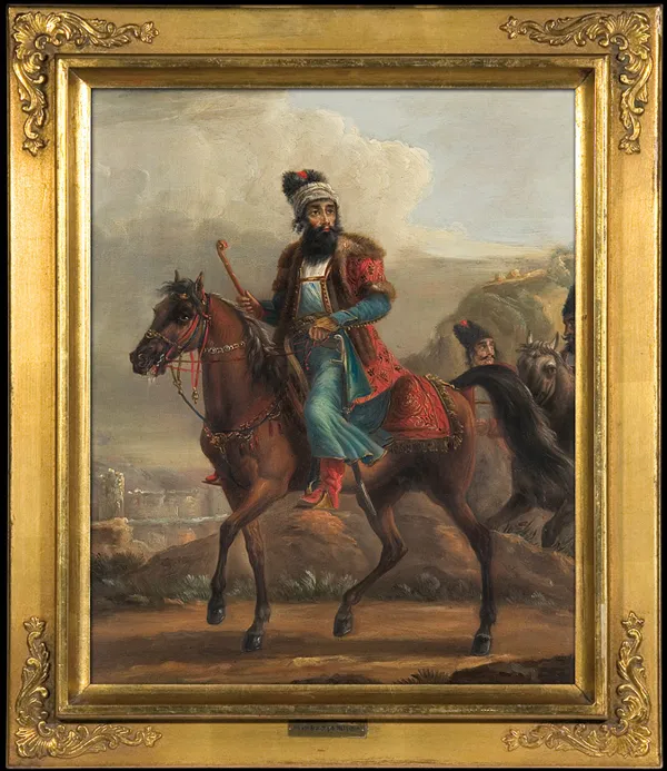 Aleksander Orłowski (?), DOSTOJNIK PERSKI NA KONIU, po 1819 