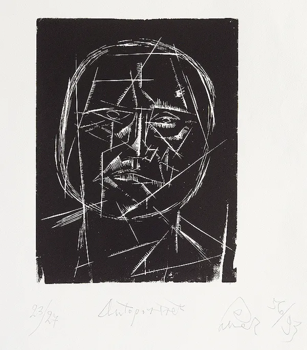 Jerzy Panek, Autoportret, 1956/93
