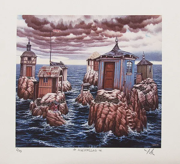 Jacek Yerka, Archipelag, 1994