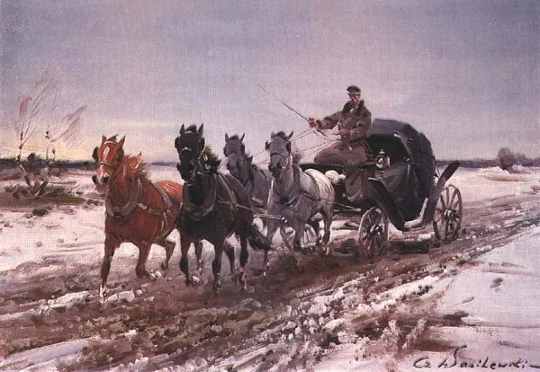 Czesław (I. Zygmuntowicz) Wasilewski, W podróży