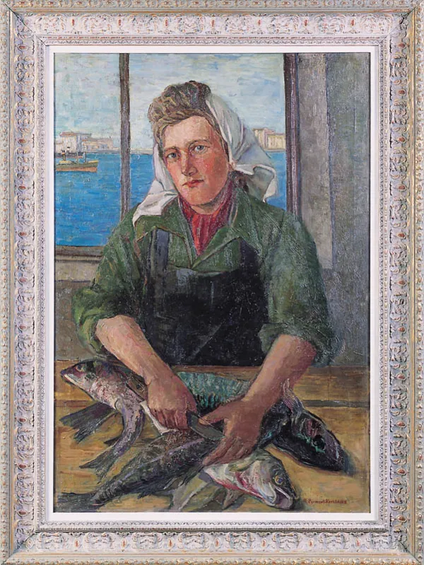 Helena Żyrmont, PORTRET PRZODOWNICY PRACY, 1950