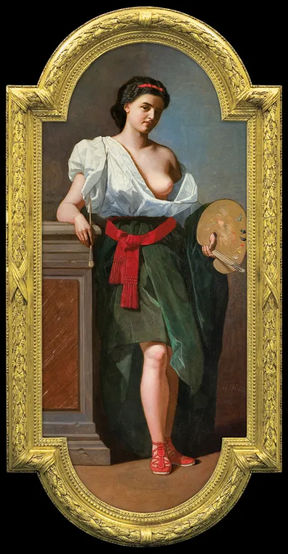 Andrzej Jerzy Filip Mniszech, ALEGORIA MALARSTWA, 1862