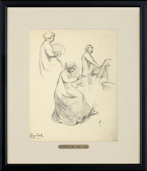 Eugeniusz Zak, PRZY PRACY. STUDIA Z PRACOWNI MALARSKIEJ