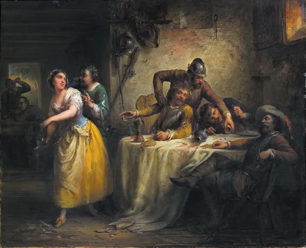 Eduard Ender, WESOŁE TOWARZYSTWO, 1852