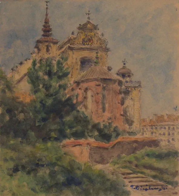 Tadeusz Cieślewski, Kościół św. Anny w Warszawie