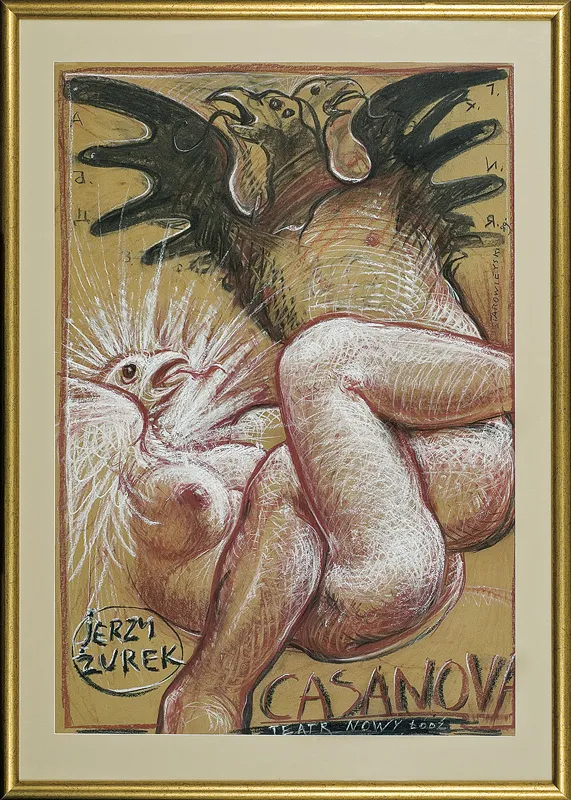 Franciszek Starowieyski, PROJEKT PLAKATU DO CASANOVY, 1989