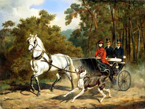 Juliusz Kossak, Przejażdżka powozem