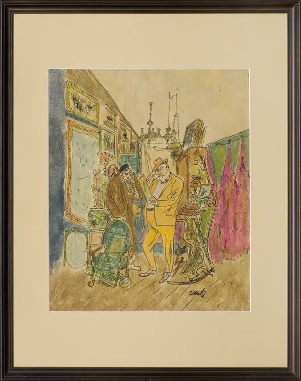 Jerzy  Zaruba, W antykwariacie