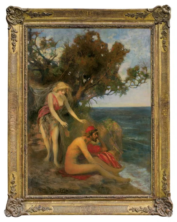 Jan Styka, NIMFA KALIPSO ODNAJDUJE ODYSSA, 1911-1923