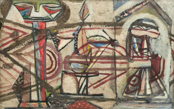 Erna Rosenstein, KOMPOZYCJA DWUSTRONNA, 1952