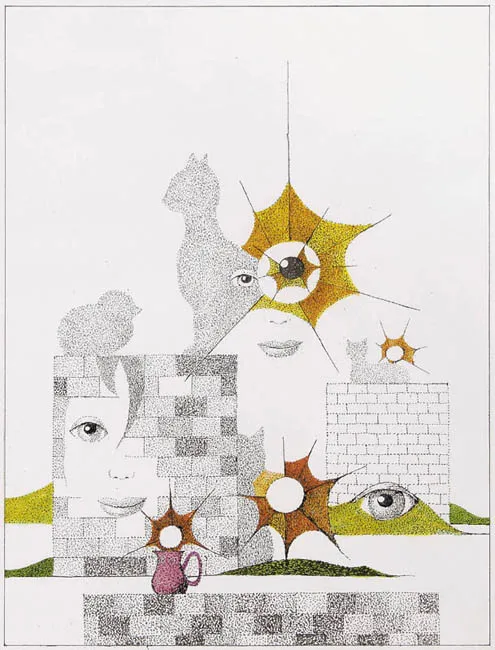 Kazimierz Mikulski, KOMPOZYCJA Z KOTAMI