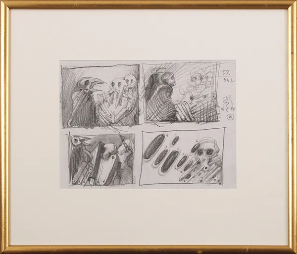 Franciszek Starowieyski, Cztery szkice, 1988