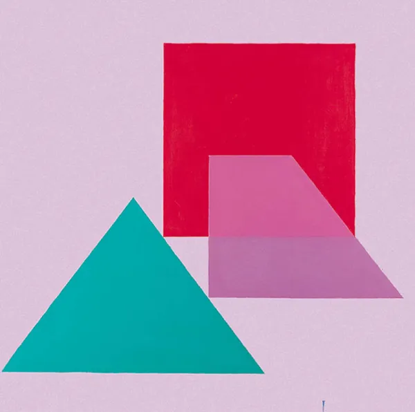 Henryk Stażewski, KOMPOZYCJA  Z TRÓJKĄTEM, NR 19, 1983