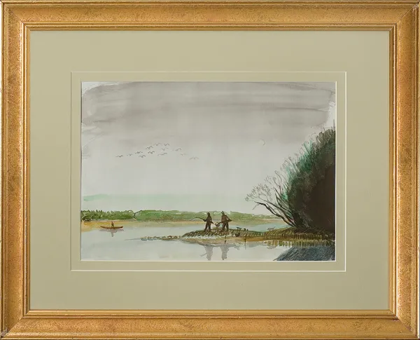 Jarosław Modzelewski, Szkic do obrazu Wędkarze, 2006