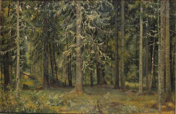 Iwan Iwanowicz Szyszkin, W GŁĘBI LASU