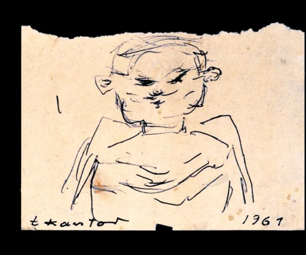 Tadeusz Kantor, Rysunek – karykatura, 1961