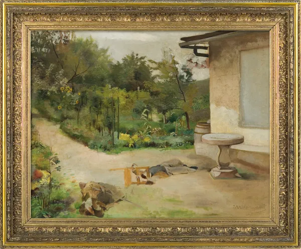 Jacek Malczewski, OGRÓD. POŁUDNIE, ok. 1910