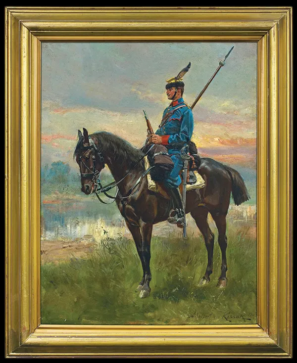 Wojciech Kossak, UŁAN 1. GALICYJSKIEGO PUŁKU UŁANÓW, 1891