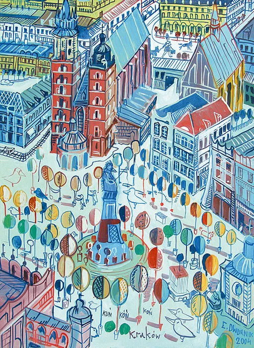 Edward Dwurnik, KRAKÓW, 2004