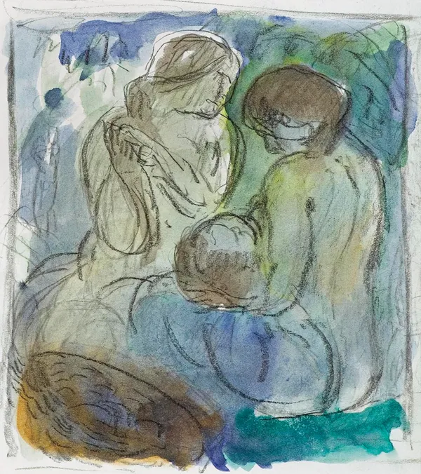 Leopold Gottlieb, KOBIETY Z DZIECKIEM