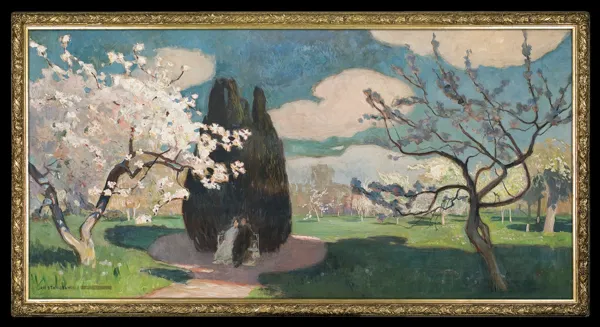 Jan Stanisławski, OGRÓD ZACZAROWANY, 1895-1900