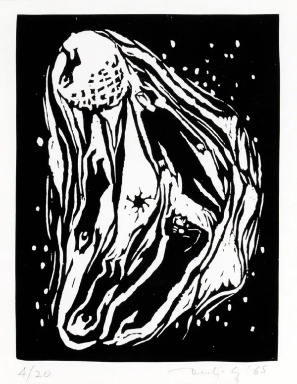 Jerzy Duda Gracz, Ilustracja z cyklu judaistycznego, 1965