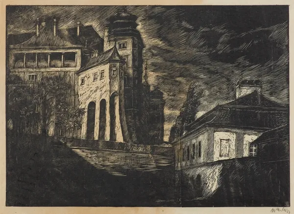 Wojciech Weiss, Wawel nocą, 1943