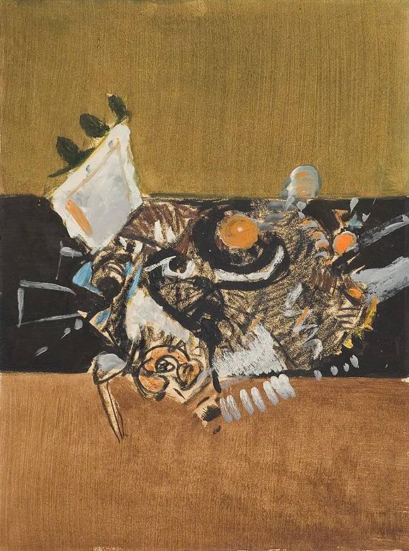 Aleksander Kobzdej, Szczelina - szkic, przed 1968