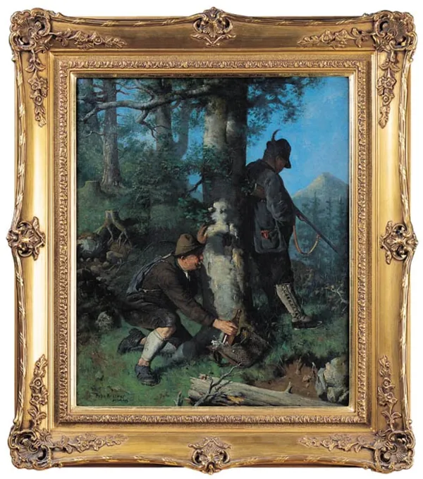 Peter Kraemer, Na polowaniu, przed 1900