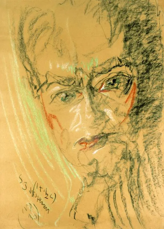 Stanisław Ignacy Witkiewicz, Portret Jana Leszczyńskiego, ok. 1930