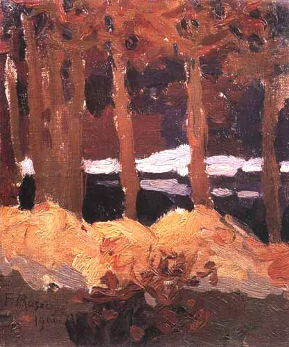 Ferdynand Ruszczyc, Drzewa nad strumieniem