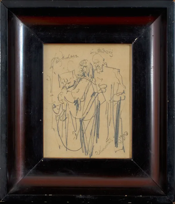 Jan Matejko, ApostoŁowie Św. Łukasz i Św. Andrzej 