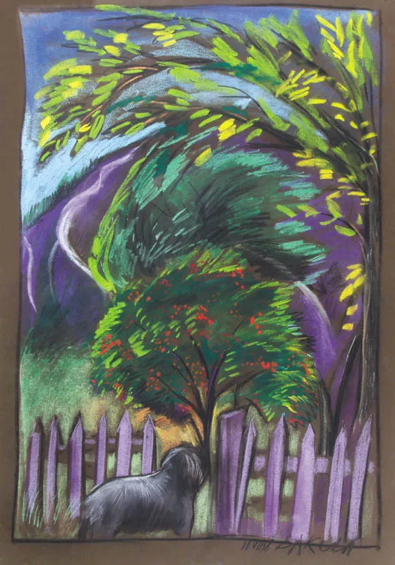 Hanna Bakuła, Pies w sadzie, 1998