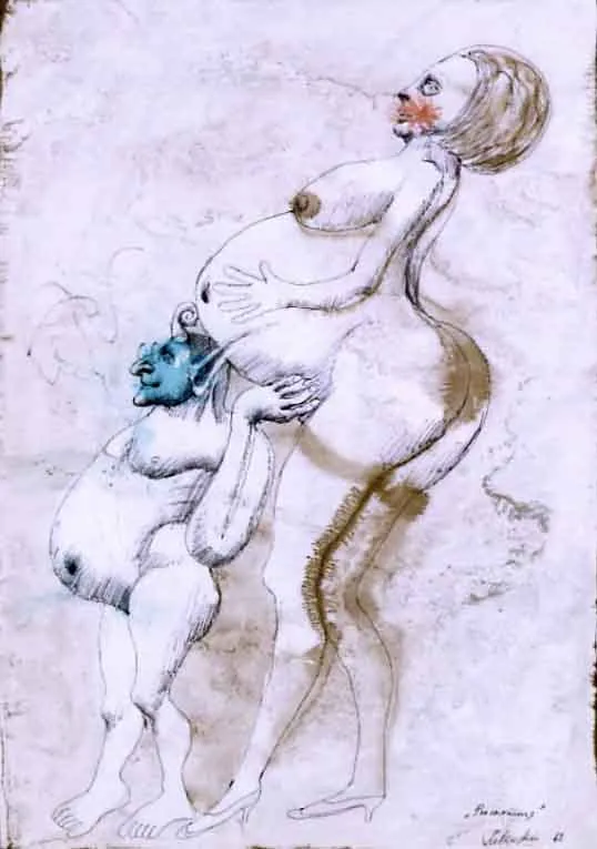 Jan Lebenstein, Spacerowicze (promeneurs), 1962