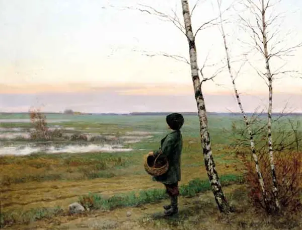 Józef Rapacki, Jesienią - odlot żurawi