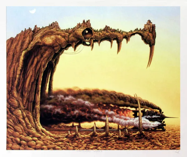 Jacek Yerka, Przyjemności smoka, 1995