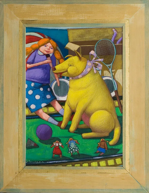 Jacek Pałucha, Dziewczynka z pieskiem, 2002