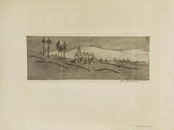 Jan Rubczak, Z Zakopanego