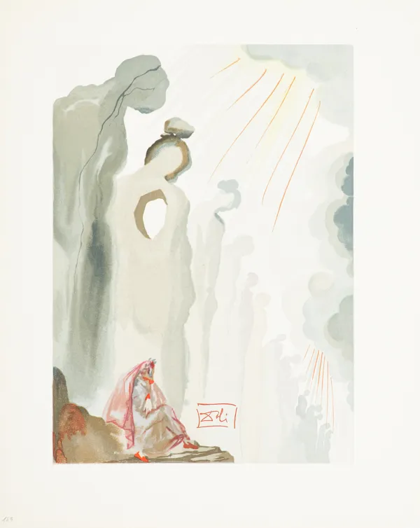 Salvador Dali, ILUSTRACJA DO BOSKIEJ KOMEDII DANTEGO, 1960