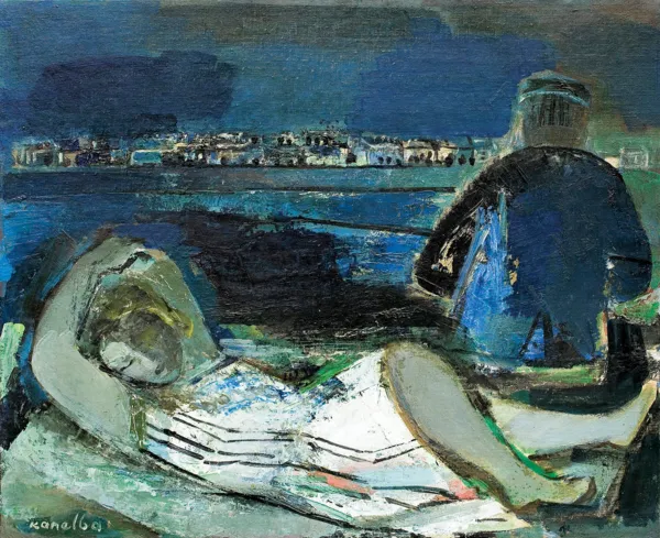 Rajmund Kanelba, WIECZÓR NAD SEKWANĄ (Un soir sur Seine), ok. 1950