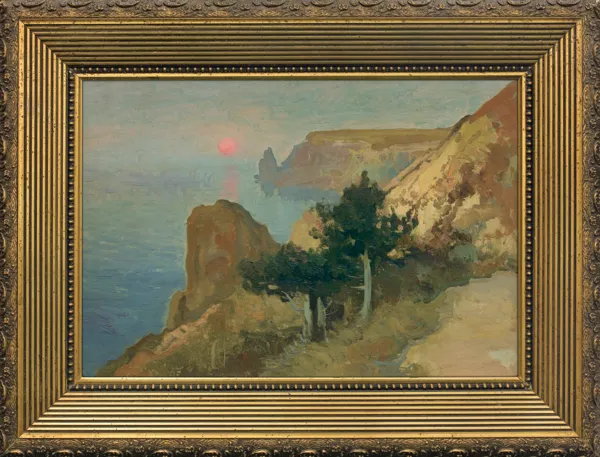 Iwan Trusz, PEJZAŻ NADMORSKI Z KRYMU, lata 1900-1910