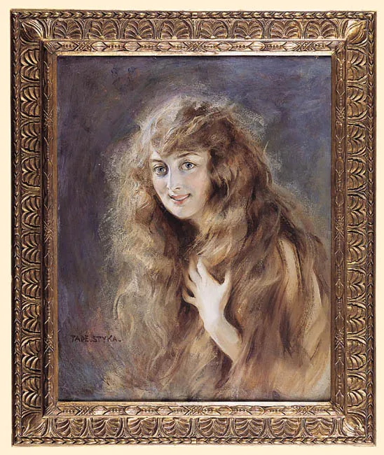 Tadeusz Styka, ZŁOTOWŁOSA – PORTRET RENÉE ESTIEN, 1922