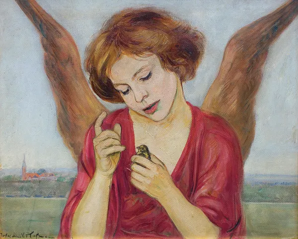 Vlastimil Hofman, ANIOŁ ZE SZCZYGŁEM, 1922