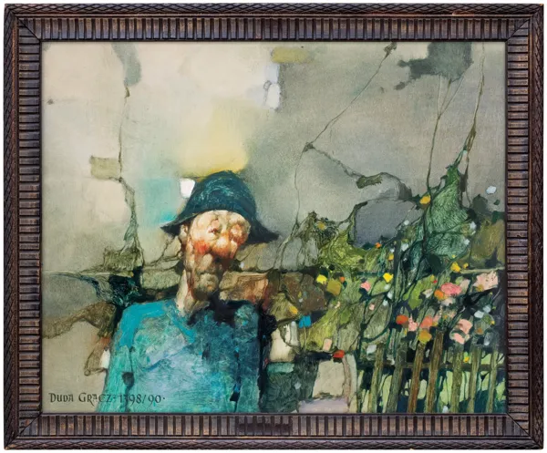 Jerzy Duda Gracz, OKRUTNA LIRYKA GAZDY WOJTANKA (OBRAZ 1398), 1990