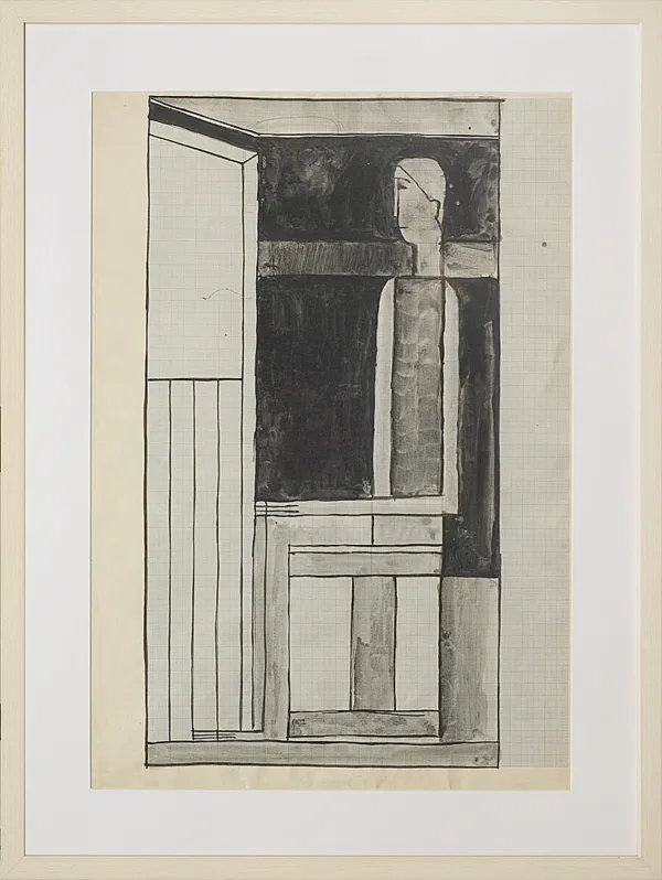 Jan Lebenstein, Postać we wnętrzu, lata 50. XX w.