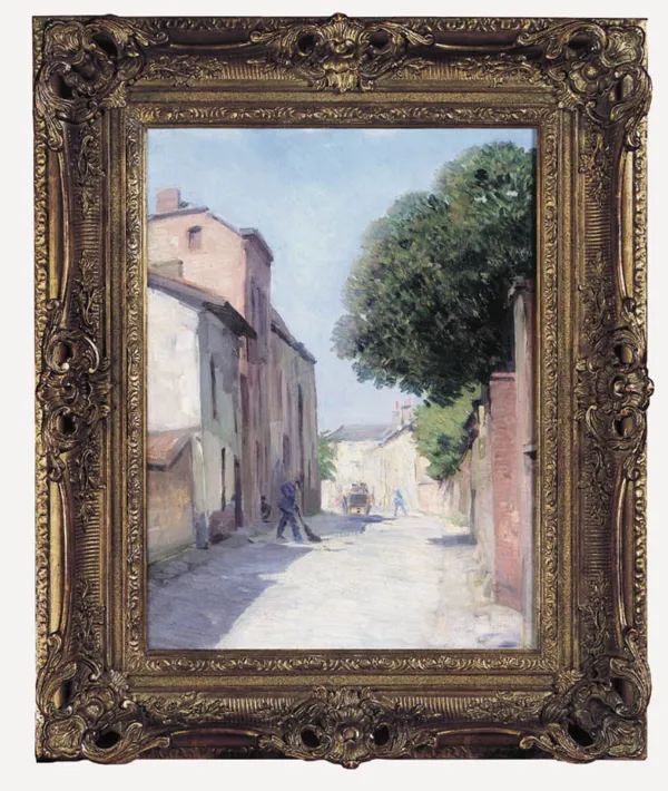 Richard Birnstengel, Uliczka w mieście, 1916