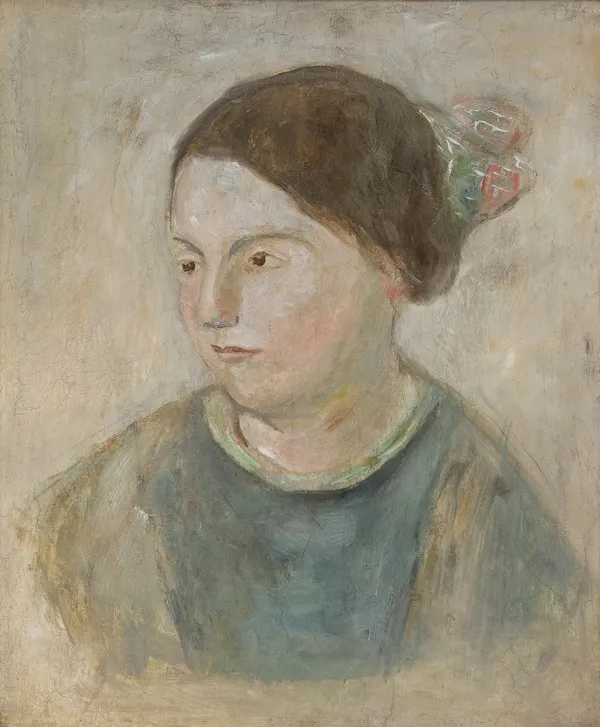 Tadeusz Makowski, DZIEWCZYNA Z KOKIEM, ok. 1919