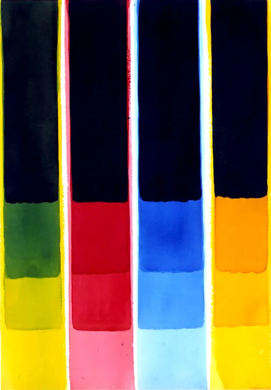 Stefan Gierowski, Bez tytułu (Kompozycja barw)