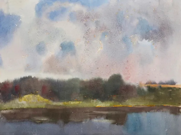 Jerzy Gnatowski, PEJZAŻ NADRZECZNY, 1992